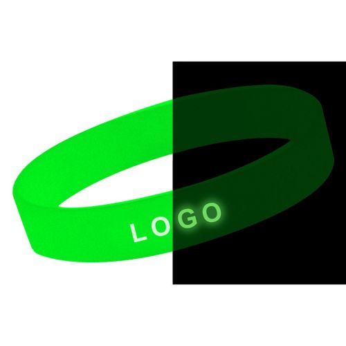 WRIST SHINEY - bracelet en silicone à logo fluorescent