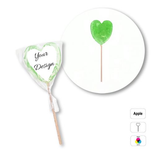 LOGO POP - sucette en forme de coeur