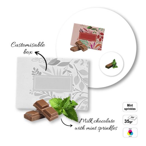 MINI MODERN BAND - tablette de chocolat au lait avec garniture