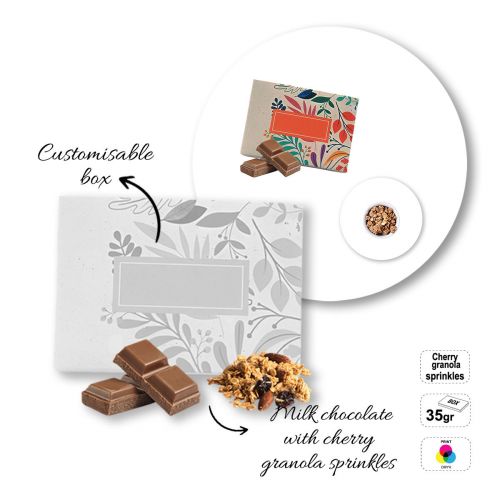 MINI MODERN BAND - tablette de chocolat au lait avec garniture
