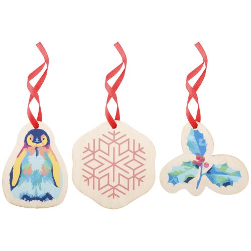 CREAJUL WOOD - Décoration de sapin de Noël personnalisée