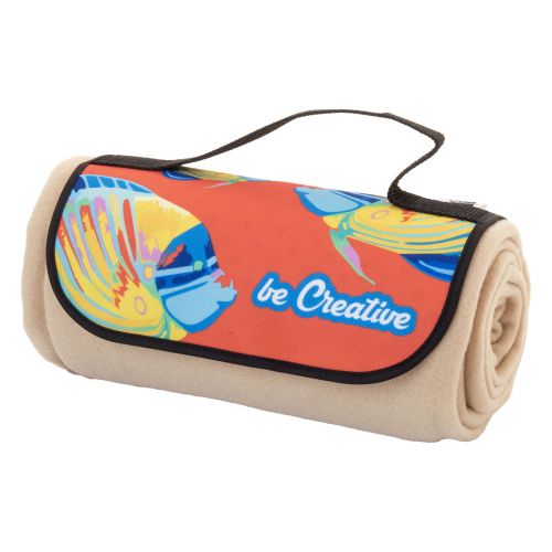 REPORTA - couverture polaire RPET, personnalisable