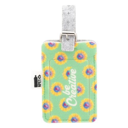 CREAFELT TAG - étiquette de bagage RPET personnalisable