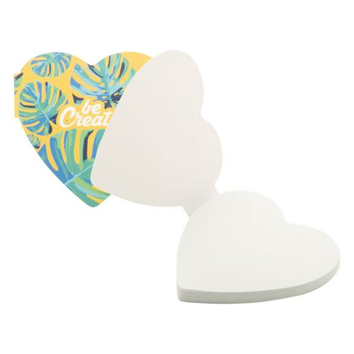 CREASTICK HEART - bloc-notes autocollant personnalisé