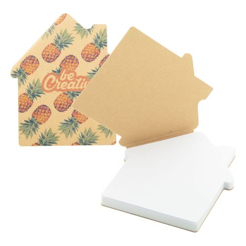 CREASTICK HOUSE ECO - bloc-notes autocollant personnalisé