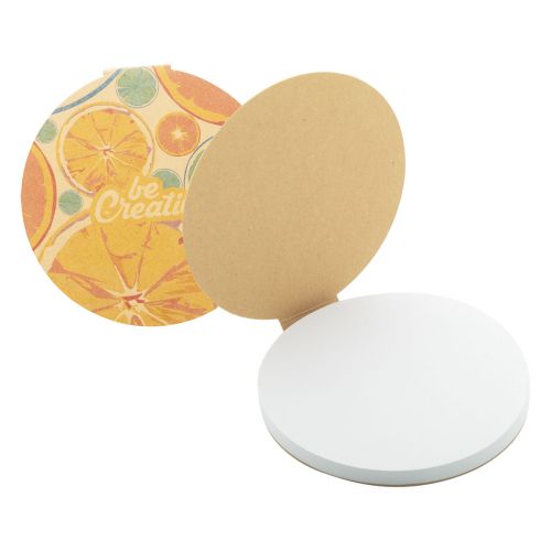 CREASTICK CIRCLE ECO - bloc-notes autocollant personnalisé