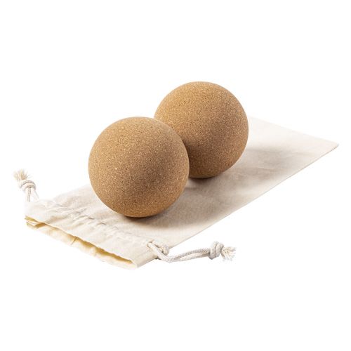 SUKHA - 2 boules de yoga en liège