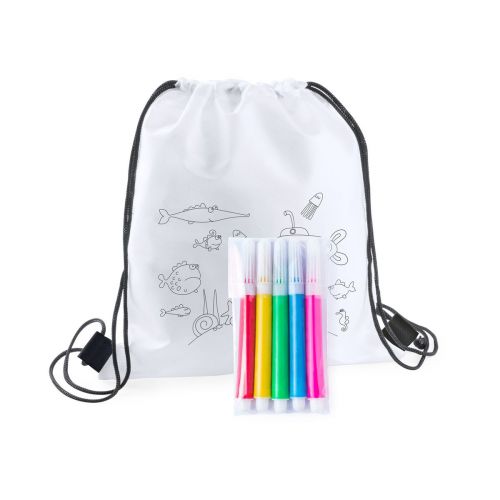 CARLE - sac piscine à colorier