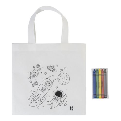 SPACOLO - Sac shopping à colorier en RPET