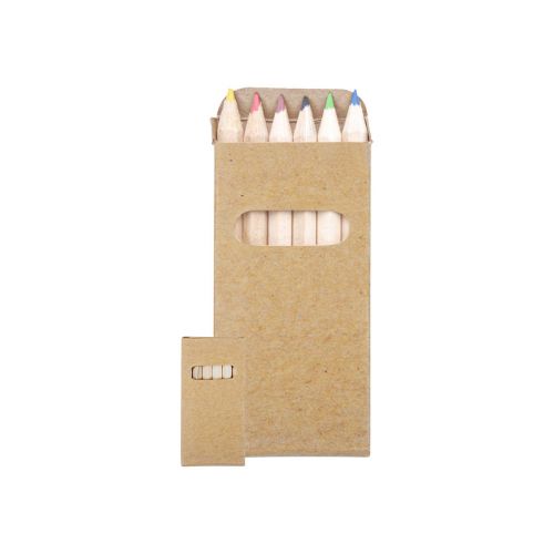 KITTY - set de 6 crayons de couleurs