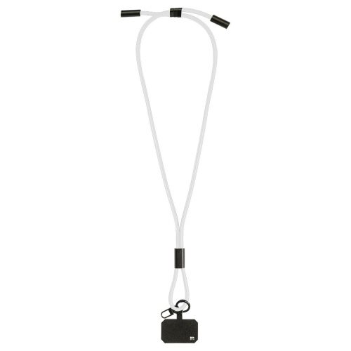 HOLCHARGE - Tour de cou pour téléphone portable en RPET 60 W