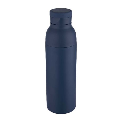 ILLUMINATE - Bouteille d'eau en verre Porto de 500 ml avec poignée en silicone et couvercle en bambou