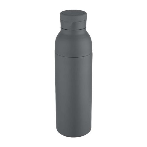 ILLUMINATE - Bouteille d'eau en verre Porto de 500 ml avec poignée en silicone et couvercle en bambou
