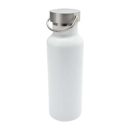 THOR -Bouteille d’eau de 500 ml en acier inoxydable recyclé et certifié RCS avec impression par sublimation