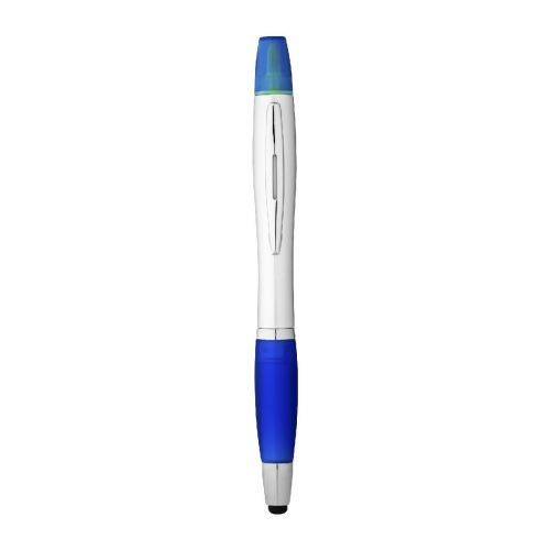 NASH -Stylo bille avec fonction stylet et surligneur (encre noire)