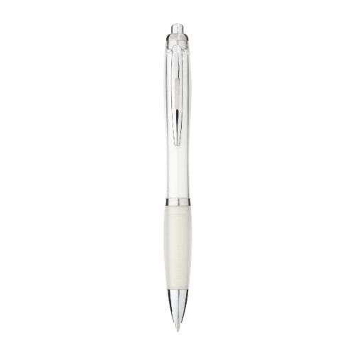 NASH - Stylo bille avec corps et grip colorés  (encre bleue)