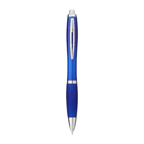 NASH - Stylo bille avec corps et grip colorés  (encre bleue)