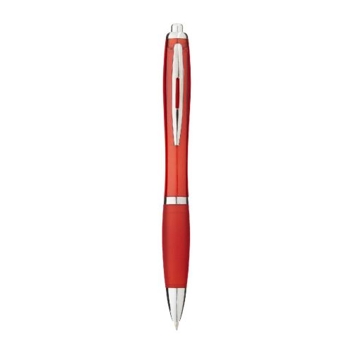 NASH - Stylo bille avec corps et grip colorés  (encre bleue)