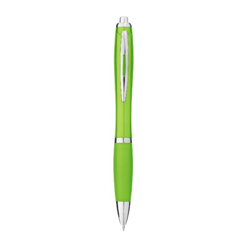 NASH - Stylo bille avec corps et grip colorés  (encre bleue)