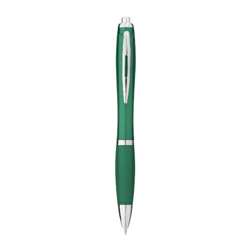 NASH - Stylo bille avec corps et grip colorés  (encre bleue)
