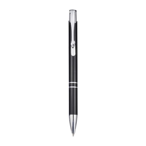 MONETA - Stylo bille rétractable en aluminium  (encre bleue)