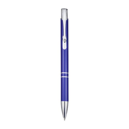 MONETA - Stylo bille rétractable en aluminium  (encre bleue)