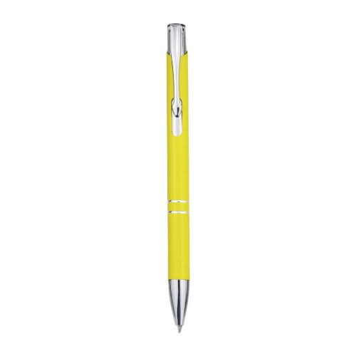 MONETA - Stylo bille rétractable en aluminium  (encre bleue)