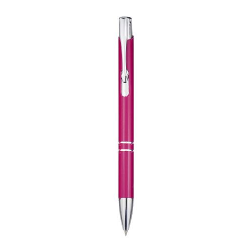 MONETA - Stylo bille rétractable en aluminium  (encre bleue)