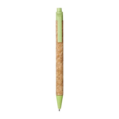 MIDAR - Stylo bille  en liège et paille de blé (encre noire)
