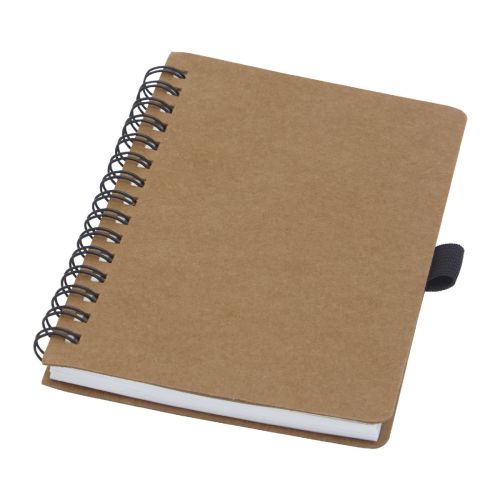 COBBLE A6 -Carnet Cobble A6 à spirales en carton recyclé avec papier de pierre