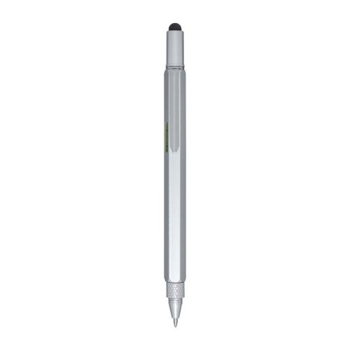 DORA -Stylo multifonction en aluminium recyclé (encre noire)