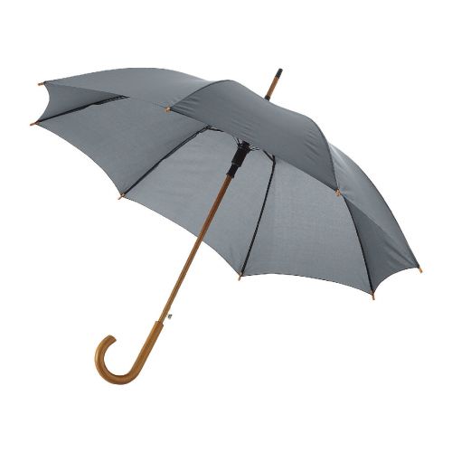 KYLE - Parapluie 23" à ouverture automatique, poignée et mât en bois
