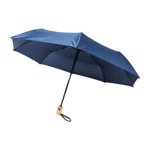 BO - Parapluie en RPET pliable 21" à ouverture/fermeture automatique 