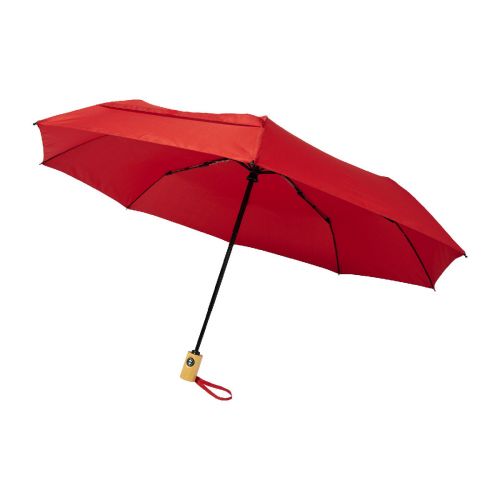 BO - Parapluie en RPET pliable 21" à ouverture/fermeture automatique 