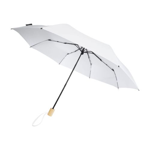 BIRGIT - Parapluie 21" pliable windproof en PET recyclé 