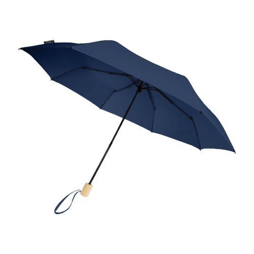 BIRGIT - Parapluie 21" pliable windproof en PET recyclé 