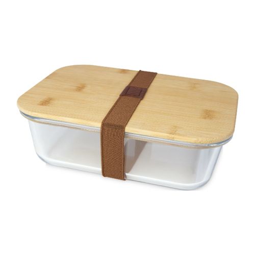 ROBY - Boîte repas Tite en acier inoxydable avec couvercle en bambou 700 ml