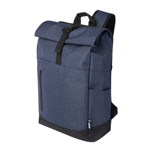 LIBRA - Sac à dos  recyclé GRS avec rabat enroulable pour ordinateur portable de 15,6" 12L