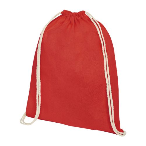 OREGON - Sac à dos  en coton de 140 g/m² avec cordon de serrage 5L