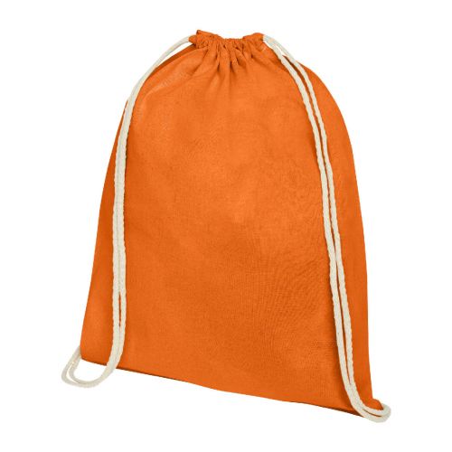 OREGON - Sac à dos  en coton de 140 g/m² avec cordon de serrage 5L
