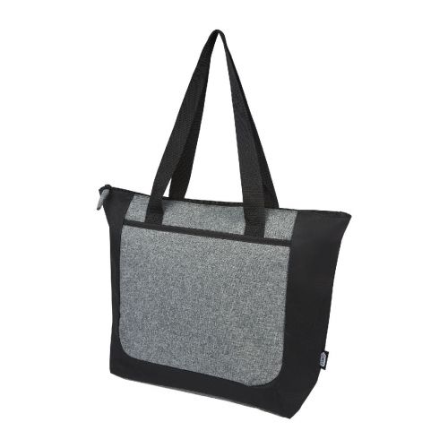 RECLAIM -Sac shopping recyclé GRS bicolore à fermeture éclair de 15 L