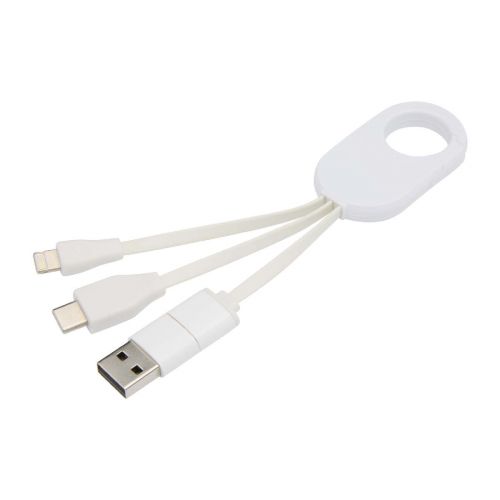TROOP -Câble de charge 4 en 1 en plastique recyclé