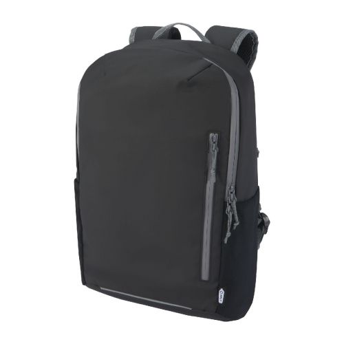 AQUA -Sac à dos  pour ordinateur portable 15 pouces recyclé certifié GRS et résistant à l'eau.21 L