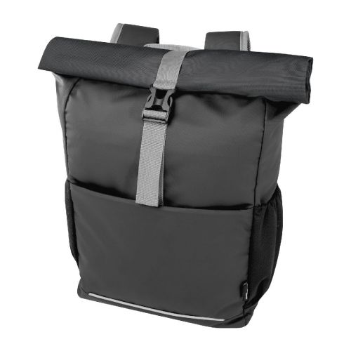 AQUA -Sacoche de vélo de 20 L avec dessus enroulable 15" recyclée certifiée GRS résistante à l'eau