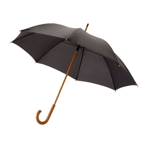 JOVA - Parapluie 23" avec poignée et mât en bois 