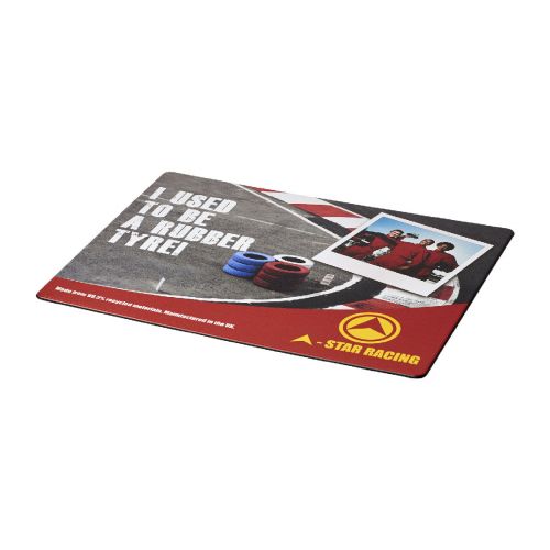 ECOTYRE MOUSEPAD -Tapis de souris Brite-Mat® avec matériau pneu