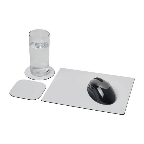 BRITEDESK 1 -Ensemble de tapis de souris et sous-verre Brite-Mat®