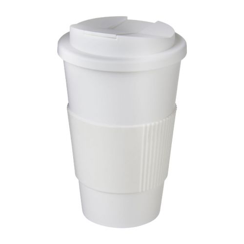 - Gobelet isolant Americano® 350ml avec bandeau antidérapant et couvercle anti-fuite