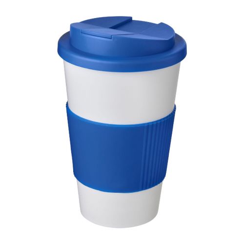 - Gobelet isolant Americano® 350ml avec bandeau antidérapant et couvercle anti-fuite