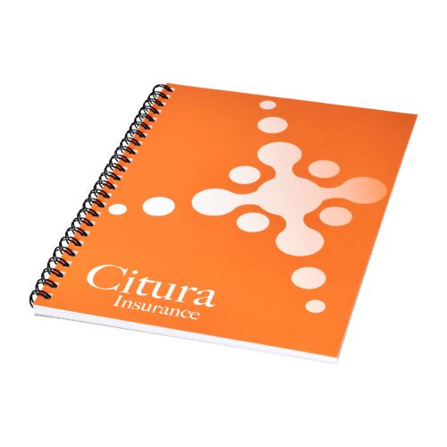 - Cahier Desk-Mate® à spirales A5 avec couverture PP